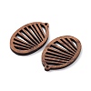 Walnut Wood Laser Cut Pendants WOOD-Q051-01H-2