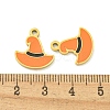 Halloween Theme Ion Plating(IP) 304 Stainless Steel Enamel Pendants STAS-M011-01G-3
