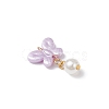 Opaque Acrylic Butterfly Pendants PALLOY-JF04289-02-4
