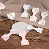 240Pcs 8 Colors Paper Necklace Display Cards CDIS-TA0001-14-6