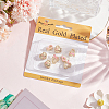 12Pcs 3 Styles Brass Enamel European Beads OPDL-BBC0001-02-6