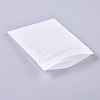 Frosted Plastic Resealable Bags OPP-WH0005-11-2
