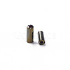 Metallic Colours Glass Bugle Beads SEED-N005-001-D03-6