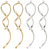 4Pcs 2 Colors Ion Plating(IP) 304 Stainless Steel Pendants STAS-YW0011-25-1