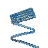15 Yards Sparkle Polyester Lace Ribbon OCOR-WH0091-09A-7