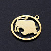 201 Stainless Steel Pendants STAS-S105-JN363-2-2