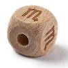 Natural Wood Constellation Beads WOOD-M002-08-1