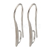 Brass Earring Hooks KK-H502-12S-1