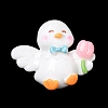 Cute Duck Opaque Resin Cabochons LS-RESI-L038-07P-06-2