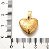 304 Stainless Steel Pendants STAS-B079-04G-01-3