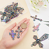 12Pcs 3 Style Alloy Big Pendants FIND-FH0002-39-4