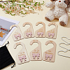 7Pcs MDF Closet Hanger Organizer AJEW-WH0752-034-2