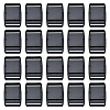 Nbeads 20Pcs Plastic Quick Contoured Side Release Buckle KY-NB0001-45-1