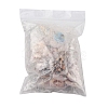 40Pcs 5 Styles Printed Natural Cowrie Shell Beads SHEL-FS0001-05-6