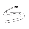304 Stainless Steel Serpentine Chain Necklace for Men Women X-NJEW-G076-01C-EB-2