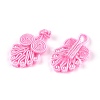 Handmade Chinese Frogs Knots Buttons Sets BUTT-WH0014-29B-2