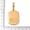 304 Stainless Steel with Rhinestone Pendants Hand Polished LS-STAS-Z171-25G-02-3