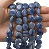 Natural Blue Aventurine Beads Strands G-L648-B24-15mm-02-2