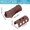 2Pcs 2 Styles Purple Clay Display Decorations DIY-GF0013-05-2