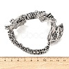 304 Stainless Steel Link Chain Bracelets for Women Men BJEW-P386-06AS-6