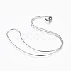 Non-Tarnish 304 Stainless Steel Snake Chain Necklaces NJEW-F248-01A-P-1
