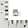 Tarnish Resistant 201 Stainless Steel European Beads STAS-M058-01N-P-3