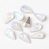 Faceted Teardrop K9 Glass Pointed Back Rhinestone Cabochons RGLA-E004-13x8mm-031-2