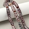 Rice Shape Tibetan Style dZi Beads Strands G-A269-A24-01-1