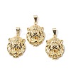 Rack Plating Brass Pendants KK-H434-39G-3