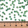 Round Transparent Colors Rainbow Glass Seed Beads X-SEED-A007-3mm-167-3