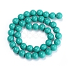 Dyed Natural Mashan Jade Beads Strands DJDA-E266-6mm-01-2