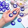 Handmade Lampwork Evil Eye Pendants X-LAMP-E106-02A-4