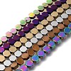 Electroplated Synthetic Non-magnetic Hematite Beads Strands G-C154-B01-1