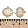 Natural Moonstone Faceted Oval Links G-B126-01G-13-3