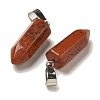 Natural Red Jasper Pendants G-Z067-07P-11-3
