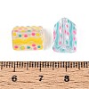 Glass Enamel Beads Strands GLAA-T028-05-5