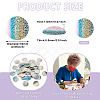 150Pcs PVC Paillette/Sequin Links PVC-TA0001-07A-5