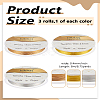 3 Rolls 3 Colors Round Copper Wire CWIR-LP0001-06C-2