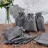 Burlap Packing Pouches Drawstring Bags ABAG-Q050-10x14-04-6