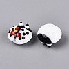 Handmade Bumpy Lampwork Beads LAMP-Q039-15A-3