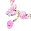 Bling Acrylic & Glass Beaded Stretch Bracelet BJEW-JB08540-4