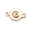 201 Stainless Steel Snap Clasps STAS-I137-06G-3
