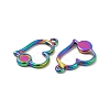Ion Plating(IP) 304 Stainless Steel Pendants STAS-B032-37MC-3