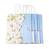 6Pcs 3D Flower Printed Paper Gift Bags ABAG-TADJ0001-05-1