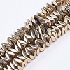 Electroplate Non-Magnetic Synthetic Hematite Strands G-F562-V03-1