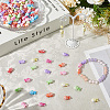 300Pcs Fish Craft Style Acrylic Beads SACR-SP0001-28-3