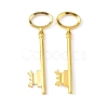 Tibetan Style Alloy Skeleton Key Large Pendants LS-TIBEP-S105-G-RS-3