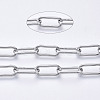 Tarnish Resistant 304 Stainless Steel Paperclip Chains CHS-N001-02P-4