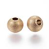 Ion Plating(IP) 201 Stainless Steel Textured Beads STAS-P108-05G-2