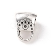Tibetan Style Alloy Tube Bails PALLOY-P293-196-1